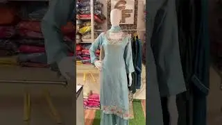Trending Kurta Plazo Set 2025 💙 Handwork on Pure Fabric | Ethnic Wear Jaipur #treditional #silk