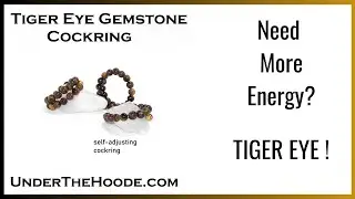 Cockring Adjustable Tiger Eye Cock Ring Frenum Ring Glans Ring Under The Hoode Intimate Jewelry