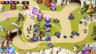 Castle Creeps TD - Chapter 15 Level 57-Cavern Creeps 3 Stars
