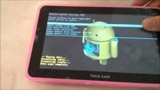 Visual Land Factory Reset on Prestige 7L