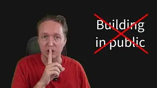 Why I'm NOT Building My SAAS App in Public - Yet