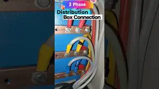 3 Phase Busbar Distribution Box Wiring Connection #busbar #distributionbox #shortsviral