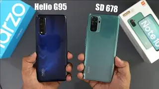 Realme Narzo 30 Vs Redmi Note 10 Comparison And SpeedTest (Helio G95 Vs SD 678)
