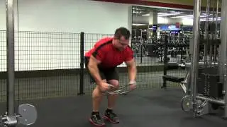 Bent Over Cable Crossover Rear Delt Fly