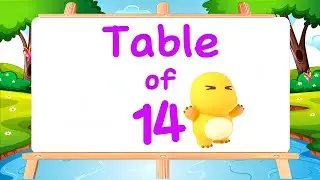 Table of 14⚡Musical Table of 14⚡️Times Tables⚡️Learn Multiplication Table of 14⚡@KidZeeLive 