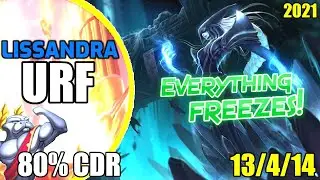 LISSANDRA URF 2021 FREEZES THE RIFT | Lissandra Gameplay Commentary