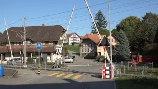 Railroad Crossing - Grafenried (CH) - Bahn&uuml;bergang Etzelkofenstrasse , Passage &agrave; niveau