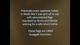 Yosegaki hinomaru flags