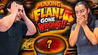 WE MADE FLAN READING SPANISH INSTRUCTIONS *HARD AF*