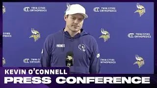 Kevin O’Connell on J.J. McCarthy’s Injury Progress & Preparing for Vikings vs. Packers Week 18 Game