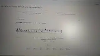Teoria   Instruments Transpositeurs   Lecture
