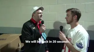 Maryland Lacrosse Connor Kelly #40 after winning 2017 national championship