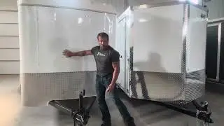 V nose vs round or flat nose enclosed cargo trailers. TTrailersND.com