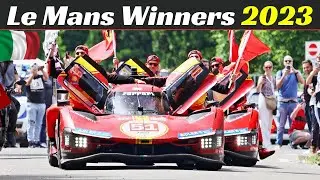 Ferrari 499P Hypercar Le Mans Winner 2023 - Parata & Festeggiamenti a Maranello - Marted&igrave; 20 Giugno