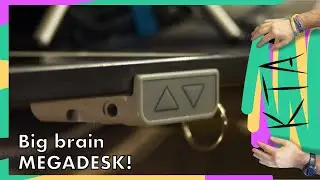 Making Ikea Bekant a big brain desk