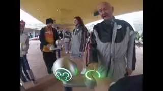 Using the MAGIC BAND to enter Epcot