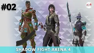 [Shadow Fight Arena 4] : Fight Pass Season 18 Review!! | Helga New Skin Amber Pheonix | New Location