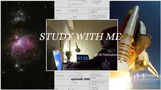 Study with me | 1 hour exam prep sesh | Rain sounds | No Breaks
