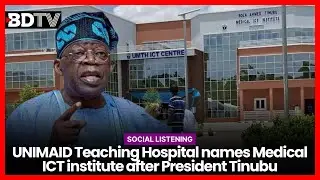 UNIMAID Teaching Hospital names Medical ICT institute after President Tinubu