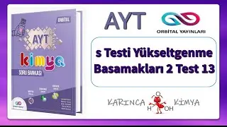 Orbital Yayınları AYT Kimya Soru Bankası s Testi Yükseltgenme Basamakları 2 Test 13
