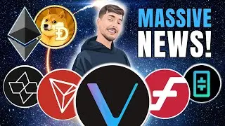 ОГРОМНЫЙ! MR. BEAST инвестирует в AIOZ! VeChain, THETA, Tron Pumping и ETF на Ethereum + стейкинг на Coinbase 🚀