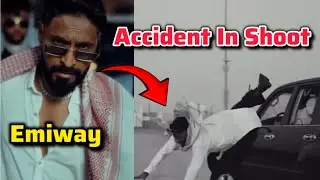 Emiway Bantai Big Accident During Music Video Shooting ! Emiway Bantai Dubai Company Song Shoot!