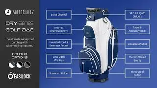2024 Motocaddy Dry Series Limited Edition Bag Features