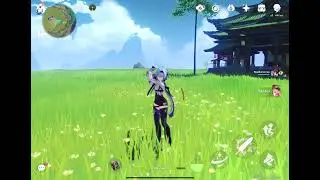 Eula doing the tango dance in-game