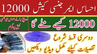 Ehsas Emergency Cash 12000  Start II time || How To Get Ehsas emergency cash 12000 2nd | NSER Survey