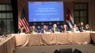 Visita Rodrigo Malmierca la C&aacute;mara de Comercio de los Estados Unidos