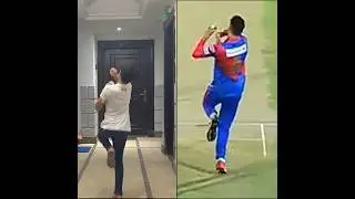 King Amir Bowling action copy 🔥👀 || #shorts #cricket #youtubeshorts #shortsfeed