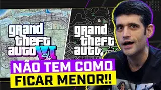ESTE é o TAMANHO REAL do MAPA DE GTA 6!!!!