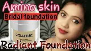 Colorbar Amino Skin Radiant Foundation Review and Demo in Hindi | Beauty Blast
