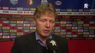 Fons Groenendijk na afloop van Feyenoord - Excelsior