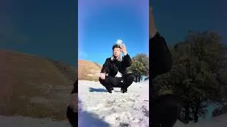 アナと雪のおじさん#レット・イット・ゴー雪遊び