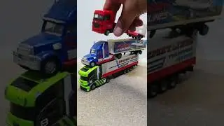 Diecast scale model trucks Container trucks #modelcars #truck #shorts