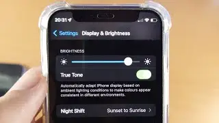 ANY iPhone How To Lock Brightness! [Turn Off Auto-Brightness]