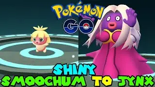 Evolving SHINY SMOOCHUM to SHINY JYNX in Pokemon Go - Shiny Baby Pokemon
