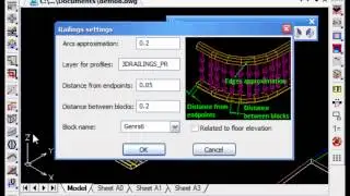 AddCAD Tutorial part 13 - Railings and Balustrades