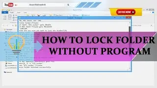 How To Lock Folder Without Program