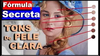 Como Pintar Pele Clara - A f&oacute;rmula Secreta para Tons de Pele Perfeitos. @andremauricio