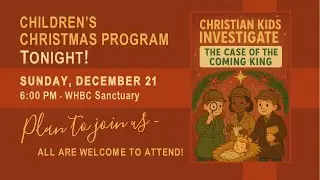 Children's Christmas Program 2025