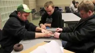 Dunwoody College Construction Management students' fabric tension structure models: Part 1