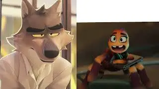 Ms Tarantula Annoys Mr Wolf