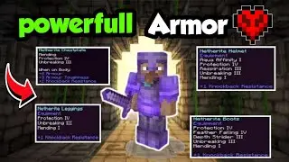 I made powerfull Armor in Minecraft hardcore.