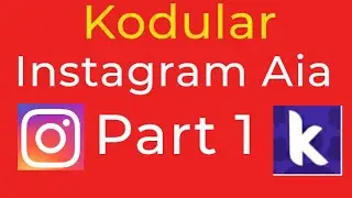 Make Instagram in kodular part 1 |