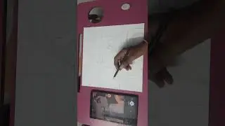 Madhav Sketch 🎨 | Full tutorial #painting #art #drawing #sketch #krishna#shorts