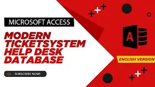 MS Access Ticket Management System | Help Desk Database with VBA Code and User Permissions