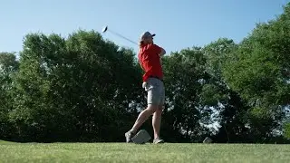 Travis Vokolek on the Tee.