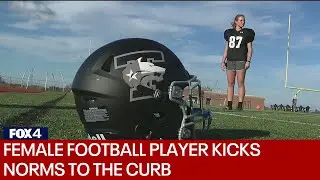 Female kicker to make school history during Mansfield ISD's Timberview HS playoff game